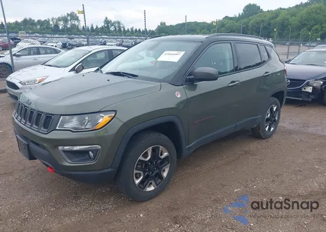 2018 Jeep Compass Trailhawk 4X4 z USA, uszkodzony, nr VIN 3C4NJDDB3JT339135